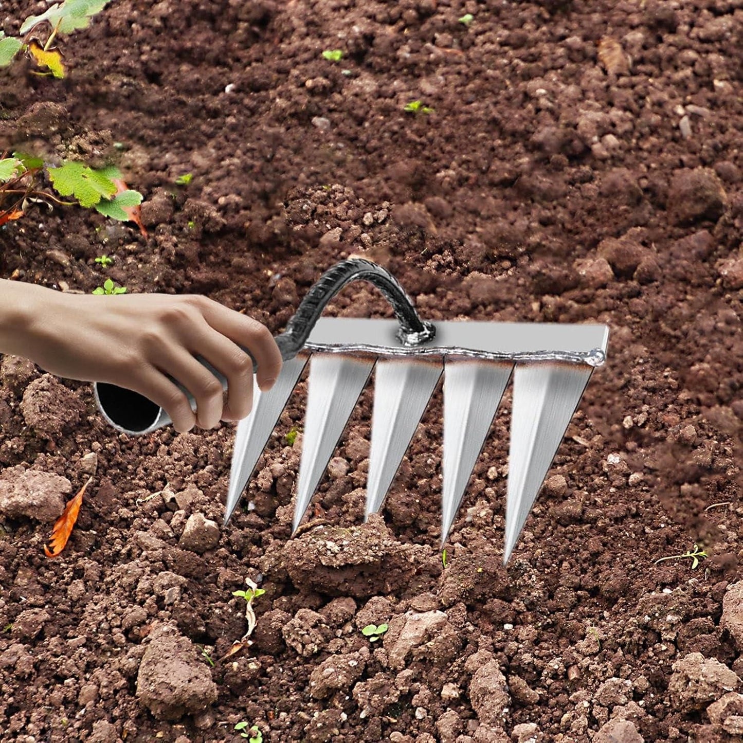 5 - Tooth Carbon Steel Garden Weeding Tool