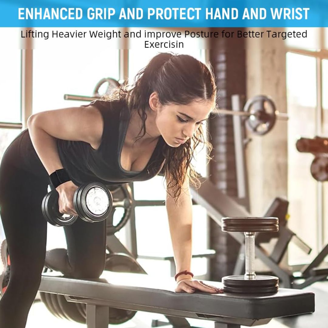 Weight Lifting Hook With Wrist Support