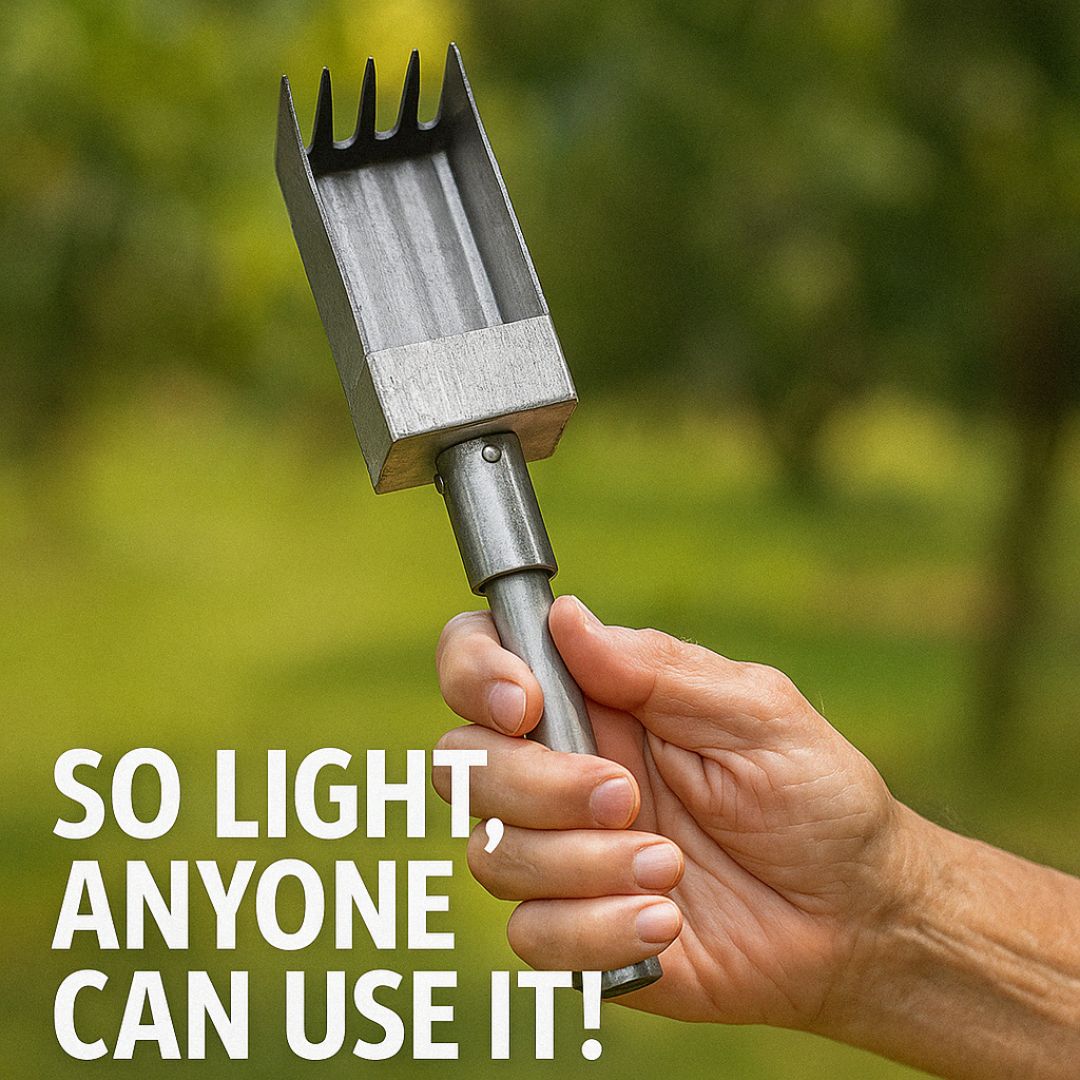 Silver Fruit Picker Tool