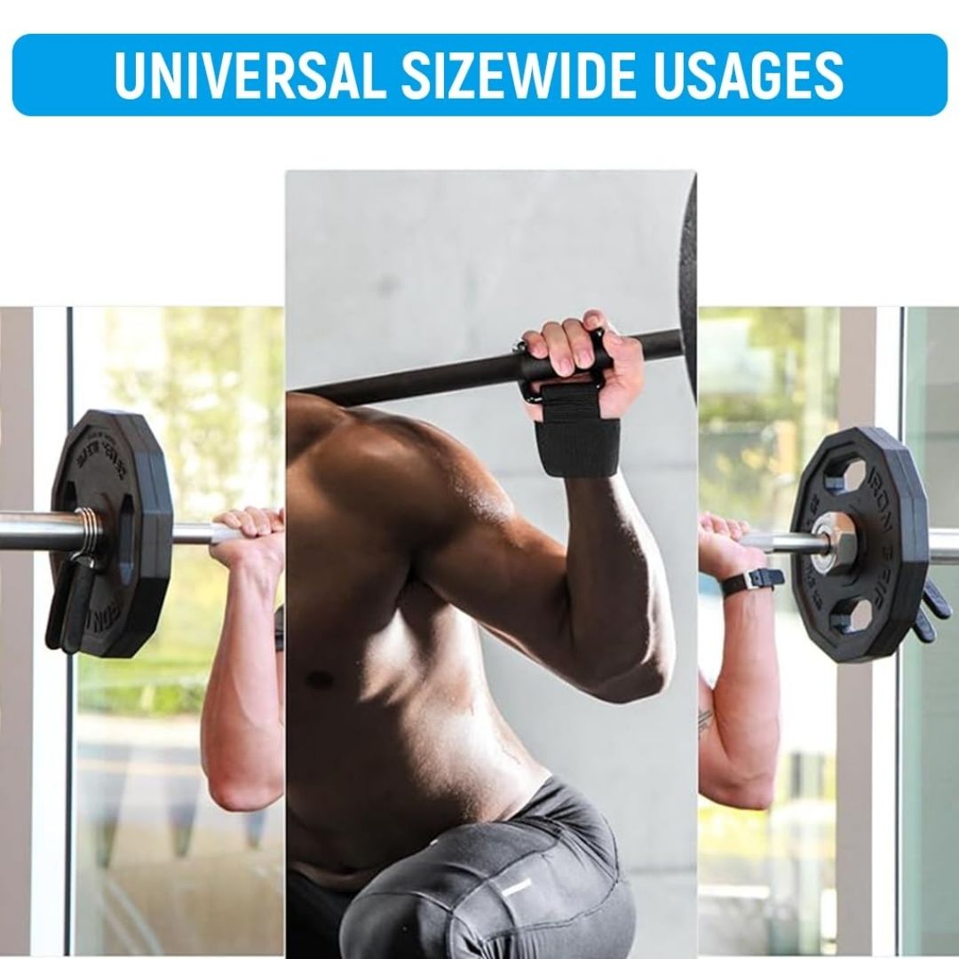 Weight Lifting Hook With Wrist Support