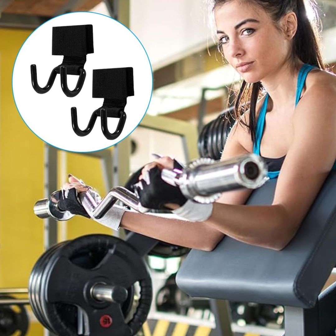 Weight Lifting Hook With Wrist Support