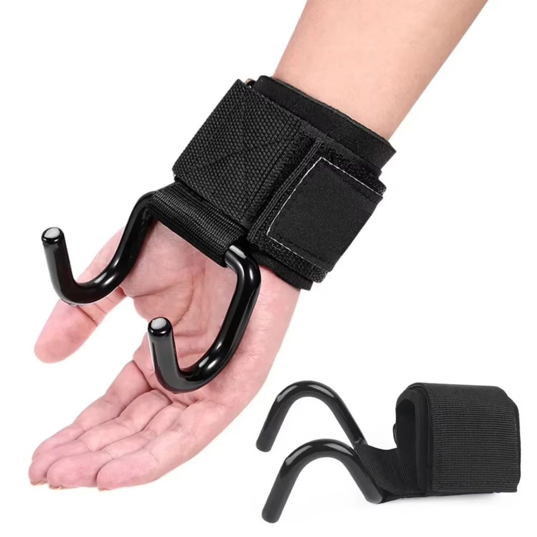Weight Lifting Hook With Wrist Support